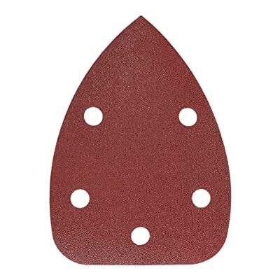 Mirka Red Delta slippapper för träslipning med hörnslipmaskiner / 100x140x140mm / kardborreband/ 5-hål/Korn P120 / 5 st/för slipning av trä, metall och plast Mirka Red Delta slippapper för träslipning med hörnslipmaskiner / 100x140x140mm / kardborreband/ 5-hål/Korn P120 / 5 st/för slipning av trä, metall och plast