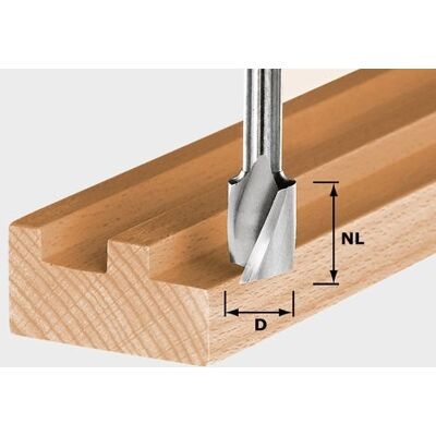 Festool Fresa helicoidal HW para ranurar HS Spi S8 D16/20 Festool Fresa helicoidal HW para ranurar HS Spi S8 D16/20