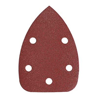 Mirka Red Delta slippapper för träslipning med hörnslipmaskiner / 100x140x140mm / kardborreband/ 5-hål/Korn P80 / 5 st/för slipning av trä, metall och plast Mirka Red Delta slippapper för träslipning med hörnslipmaskiner / 100x140x140mm / kardborreband/ 5-hål/Korn P80 / 5 st/för slipning av trä, metall och plast