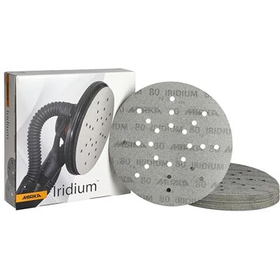 Mirka sandpapper Iridium 225mm Grip 24 hål korn 80 25 st Mirka sandpapper Iridium 225mm Grip 24 hål korn 80 25 st