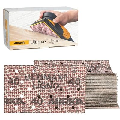 Mirka Ultimax Ligno slipband 81x133 mm P40 50-pack kardborrefäste Mirka Ultimax Ligno slipband 81x133 mm P40 50-pack kardborrefäste