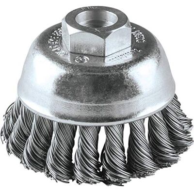 Makita A-98457 6,75 cm knut tråd kopp borste, rostfri, M10 x 1,25 Makita A-98457 6,75 cm knut tråd kopp borste, rostfri, M10 x 1,25