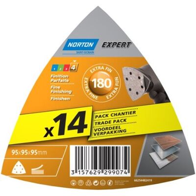 Symantec Delta Expert slipdynor 95 mm korn 180 14 st. Symantec Delta Expert slipdynor 95 mm korn 180 14 st.