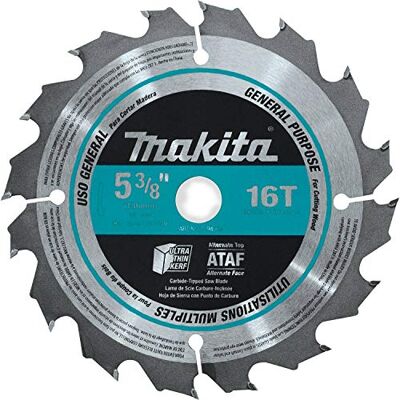 Makita A-94904 volframkarbidspets sågblad 5-3/8-tum 16 tand Makita A-94904 volframkarbidspets sågblad 5-3/8-tum 16 tand
