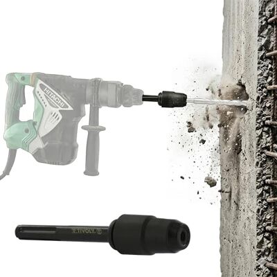 Tivoly Professionell SDS Max till SDS Plus Adapter höghållfast chuckomvandlare för mejselhåltagare snabb övergång för SDS+ borrar och tillbehör Tivoly Professionell SDS Max till SDS Plus Adapter höghållfast chuckomvandlare för mejselhåltagare snabb övergång för SDS+ borrar och tillbehör
