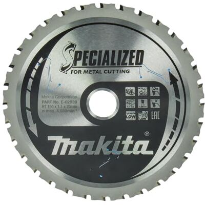 Makita E-02939 Cirkelsågblad TCT Efficut 150x20mm 32T metall Makita E-02939 Cirkelsågblad TCT Efficut 150x20mm 32T metall