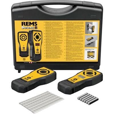 Rems Detect B Set (hålets centrumpunkt lokaliseringsenhet, akustisk och optisk navigering, LED-teknik, justering och positionering borr, i en stabil väska) 182100 R5 Rems Detect B Set (hålets centrumpunkt lokaliseringsenhet, akustisk och optisk navigering, LED-teknik, justering och positionering borr, i en stabil väska) 182100 R5