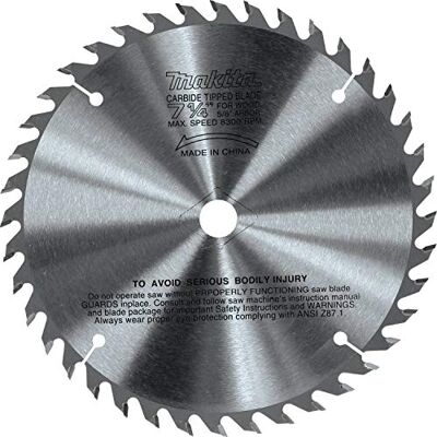 Makita 458-721251-A 7-1-4 tums sågblad karbidetipped 40 tänder F- Makita 458-721251-A 7-1-4 tums sågblad karbidetipped 40 tänder F-