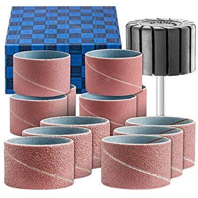 PFERD Sliphylsset, 13 delar korund Ø 45 x 30 mm A40, 60, 80, 150 inkl. hållare med skaft-ø 6 mm 42298005 – för universella tillämpningar PFERD Sliphylsset, 13 delar korund Ø 45 x 30 mm A40, 60, 80, 150 inkl. hållare med skaft-ø 6 mm 42298005 – för universella tillämpningar