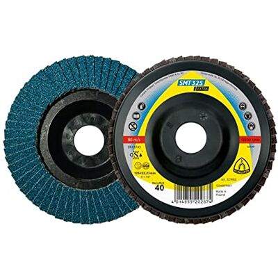 Klingspor 351276 SMT 325 slipmoptallrik X-LOCK 125 x 22,23 mm korn 80 rak, zirkoniumkorund, 10 stycken Klingspor 351276 SMT 325 slipmoptallrik X-LOCK 125 x 22,23 mm korn 80 rak, zirkoniumkorund, 10 stycken