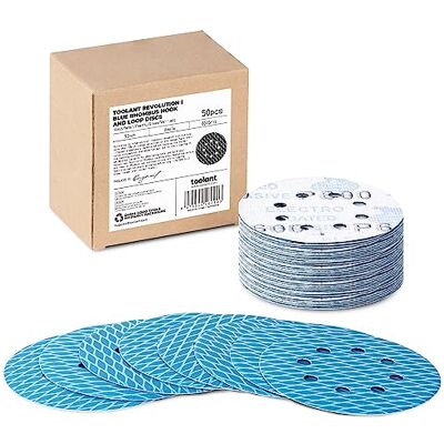 toolant Diamantformad 13 cm 600 korn slipskiva, revolutionerande patent 8 hål krok och ögla slipskivor för slumpmässiga skivslipmaskiner och orbitalslipmaskiner (50 pack) av verktygsmedel toolant Diamantformad 13 cm 600 korn slipskiva, revolutionerande patent 8 hål krok och ögla slipskivor för slumpmässiga skivslipmaskiner och orbitalslipmaskiner (50 pack) av verktygsmedel