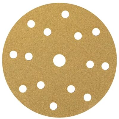 NTools HMF 7 slippapper 150 mm kardborreband, 120 korn slipskivor 150 mm kardborreband 15 hål för rund excenterslipmaskin Aluminiumoxid slipskivor Sandpapper 120 korn 10 stycken set NTools HMF 7 slippapper 150 mm kardborreband, 120 korn slipskivor 150 mm kardborreband 15 hål för rund excenterslipmaskin Aluminiumoxid slipskivor Sandpapper 120 korn 10 stycken set