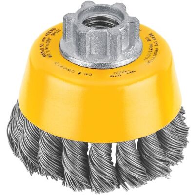 DeWalt Wire Cup borste, knuten, 3-tums (DW4910) 3x5/8-11, 1-pack DeWalt Wire Cup borste, knuten, 3-tums (DW4910) 3x5/8-11, 1-pack