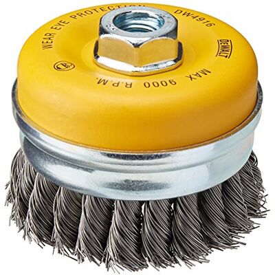DeWalt DW4916 4" knuten C-borste, metall DeWalt DW4916 4" knuten C-borste, metall