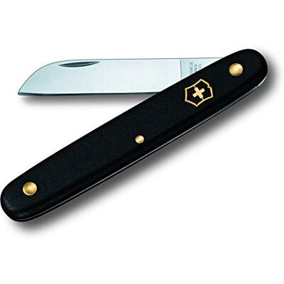 Victorinox , Blumenmesser, Garten Taschenmesser, Gärtner und Floristen, Klinge, gerade, schwarz Victorinox , Blumenmesser, Garten Taschenmesser, Gärtner und Floristen, Klinge, gerade, schwarz