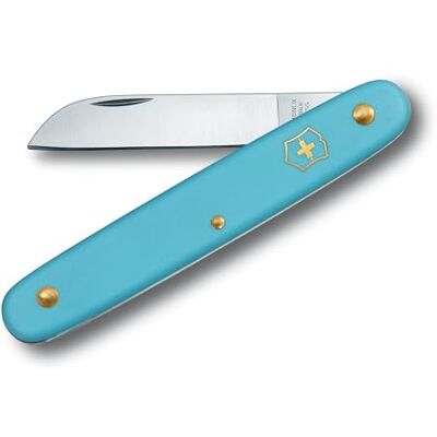 Victorinox , Blumenmesser, Garten Taschenmesser, Gärtner und Floristen, Klinge, gerade, hellblau Victorinox , Blumenmesser, Garten Taschenmesser, Gärtner und Floristen, Klinge, gerade, hellblau