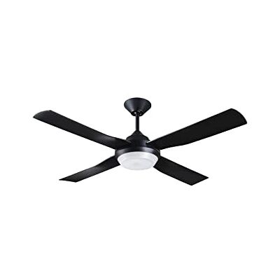 LUCCI AIR Banksia – Takfläkt av varumärket med fjärrkontroll (5 steg) och LED-lampa – färg: Matt Schwart – 122 cm – DC motor: 35 W – sommar/vinterläge LUCCI AIR Banksia – Takfläkt av varumärket med fjärrkontroll (5 steg) och LED-lampa – färg: Matt Schwart – 122 cm – DC motor: 35 W – sommar/vinterläge