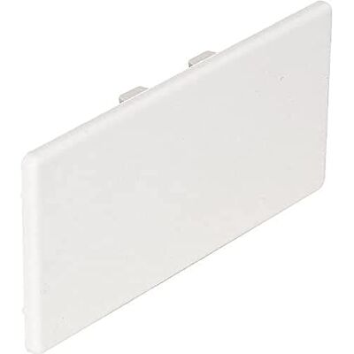 Jäger Direkt Ytterstycke 60 x 110 mm ren vit för kabelkanal Jäger Direkt Ytterstycke 60 x 110 mm ren vit för kabelkanal