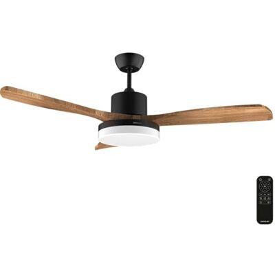 Cecotec EnergySilence Aero 520 Willow takfläkt, 30 W DC-motor, 3 högeffektiva vingar, 6 justerbara hastigheter, diameter på 52 tum, med vändbar sommar/vinterfunktion Cecotec EnergySilence Aero 520 Willow takfläkt, 30 W DC-motor, 3 högeffektiva vingar, 6 justerbara hastigheter, diameter på 52 tum, med vändbar sommar/vinterfunktion