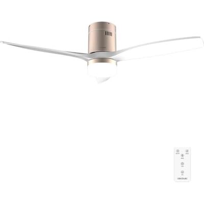 Cecotec Takfläkt med ljus och fjärrkontroll 52 tum EnergySilence Aero 5600 Classic Gold&White. DC 40 W, 3 blad, LED-ljus, timer, 6 hastigheter, vinter/sommarläge Cecotec Takfläkt med ljus och fjärrkontroll 52 tum EnergySilence Aero 5600 Classic Gold&White. DC 40 W, 3 blad, LED-ljus, timer, 6 hastigheter, vinter/sommarläge