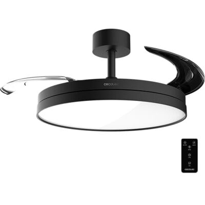 Cecotec Takfläkt med ljus och infällbara blad EnergySilence Aero 2440 osynlig ren svart. 30 W, DC-motor, fjärrkontroll, 6 timmars timer, 6 hastigheter, Winter-sommarfunktion Cecotec Takfläkt med ljus och infällbara blad EnergySilence Aero 2440 osynlig ren svart. 30 W, DC-motor, fjärrkontroll, 6 timmars timer, 6 hastigheter, Winter-sommarfunktion