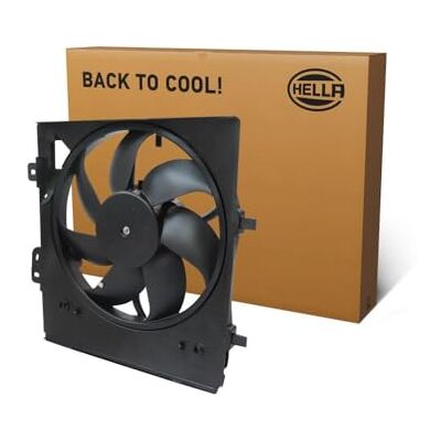 HELLA 8EW 366 420-221 fläkt, motorkylning – 12 V – 250 W – elektrisk – Ø: 347 mm – med kylarfläktram (mjuk) – utan motstånd HELLA 8EW 366 420-221 fläkt, motorkylning – 12 V – 250 W – elektrisk – Ø: 347 mm – med kylarfläktram (mjuk) – utan motstånd