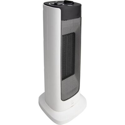 Voltman , Tornkylare 2000 W, snabb och effektiv uppvärmning, 60° rotation, mekanisk termostat, överhettnings- och vältningsskydd, vit/svart Voltman , Tornkylare 2000 W, snabb och effektiv uppvärmning, 60° rotation, mekanisk termostat, överhettnings- och vältningsskydd, vit/svart