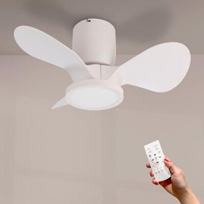 M mimotec Natur Led takfläkt, justerbar färgtemperatur, sommar/vinterfunktion, 6 hastigheter, LM8823 M mimotec Natur Led takfläkt, justerbar färgtemperatur, sommar/vinterfunktion, 6 hastigheter, LM8823