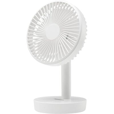 Orbegozo TF 1016 stationär fläkt USB-C 9 W 16 cm batteri 4 000 mAh 4 hastigheter svängande 90° upp till 11h autonomi kompakt lätt halkfri bas justerbar manuell höjd 30 cm LED-indikator Orbegozo TF 1016 stationär fläkt USB-C 9 W 16 cm batteri 4 000 mAh 4 hastigheter svängande 90° upp till 11h autonomi kompakt lätt halkfri bas justerbar manuell höjd 30 cm LED-indikator