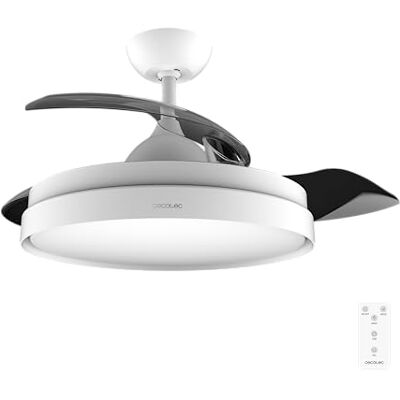Cecotec Takfläkt med ljus Energysilence Aero 4300 Invisible White. 35 W, 6 hastigheter, infällbara blad, fjärrkontroll, timer, integrerat LED-ljus, dimbar lumintensitet Cecotec Takfläkt med ljus Energysilence Aero 4300 Invisible White. 35 W, 6 hastigheter, infällbara blad, fjärrkontroll, timer, integrerat LED-ljus, dimbar lumintensitet