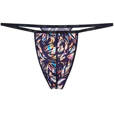 HOM String Viscaya Briefs herr (set om 1), Tryck stora blommor multico marin bakgrund, S HOM String Viscaya Briefs herr (set om 1), Tryck stora blommor multico marin bakgrund, S
