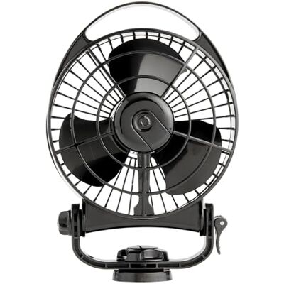 SEEKR Bora II kabinfläkt 12/24 V – 3-stegs DC-fläkt för båt och husbil – kompakt, tyst och energieffektiv – touch-drift – svart SEEKR Bora II kabinfläkt 12/24 V – 3-stegs DC-fläkt för båt och husbil – kompakt, tyst och energieffektiv – touch-drift – svart