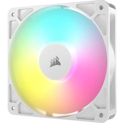 Watio Wave Fläkt 120 mm extra fläkt med A-RGB-belysning, tyst drift, vit design, perfekt för optimering av kylningen.* Watio Wave Fläkt 120 mm extra fläkt med A-RGB-belysning, tyst drift, vit design, perfekt för optimering av kylningen.*