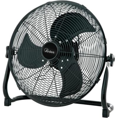 Ardes BOX METAL 45 B AR5C45BB Golvfläkt Ø45 cm 100 W med 3 hastigheter, metallkropp och vertikal lutning för kraftfull ventilation Ardes BOX METAL 45 B AR5C45BB Golvfläkt Ø45 cm 100 W med 3 hastigheter, metallkropp och vertikal lutning för kraftfull ventilation