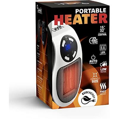 WeGeek - Mini infraröd värmare - 500W - Keramik - Elektrisk värmare WeGeek - Mini infraröd värmare - 500W - Keramik - Elektrisk värmare