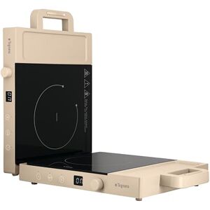 Tognana Iridea, 200–2 000 W induktionshäll med 4-siffrig digital skärm och soft touch-kontroller, champagne Tognana Iridea, 200–2 000 W induktionshäll med 4-siffrig digital skärm och soft touch-kontroller, champagne