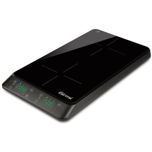 Girmi PI52 Dubbel induktionshäll, 2000 W + 1 500 W, snabb matlagning, lämplig för 8 till 26 cm stekpannor, digital display och timer Girmi PI52 Dubbel induktionshäll, 2000 W + 1 500 W, snabb matlagning, lämplig för 8 till 26 cm stekpannor, digital display och timer