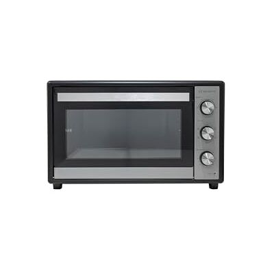BEHOME Ventilerad elektrisk ugn utomhus, 70 liter, stor utomhusugn med grill, 230° temperatur, 60 tum timer, strykjärn, stekpanna, bakplåt och grilltillbehör BEHOME Ventilerad elektrisk ugn utomhus, 70 liter, stor utomhusugn med grill, 230° temperatur, 60 tum timer, strykjärn, stekpanna, bakplåt och grilltillbehör