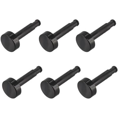 Paxanpax PCK710 universal svart ugn klocka timer knopp knappar (paket med 6) Paxanpax PCK710 universal svart ugn klocka timer knopp knappar (paket med 6)