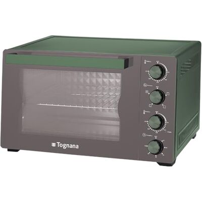 Tognana Iridea, 35 l elektrisk ugn aluminiumglas, salviagrön Tognana Iridea, 35 l elektrisk ugn aluminiumglas, salviagrön