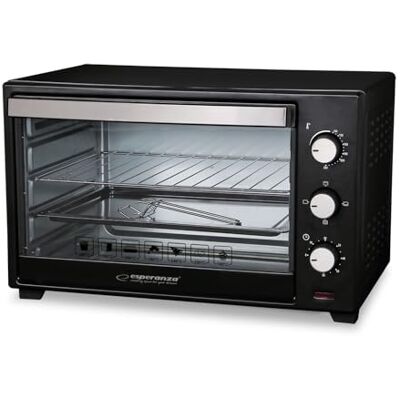 Esperanza EKO008 Mini-ugn 20 l 1600 W Svart Esperanza EKO008 Mini-ugn 20 l 1600 W Svart