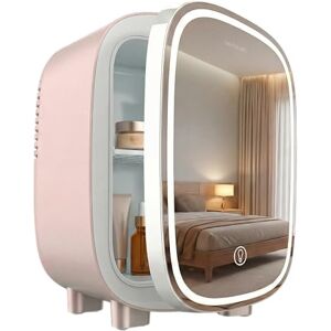 Cecotec CoolingBeauty 4 000 Mirror Rose liten kosmetikkylare med spegel, LED-ljus med 3 intensitet, upp till 5 °C kylning, övre handtag, lågt ljud, inklusive en innerhylla Cecotec CoolingBeauty 4 000 Mirror Rose liten kosmetikkylare med spegel, LED-ljus med 3 intensitet, upp till 5 °C kylning, övre handtag, lågt ljud, inklusive en innerhylla