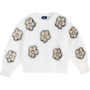 Chicco , Maglione Bambina, pullover med huva och bomull, tvättställ i tvättmaskin, bambu och huva, Vitt och blått, 3 �r Chicco , Maglione Bambina, pullover med huva och bomull, tvättställ i tvättmaskin, bambu och huva, Vitt och blått, 3 �r