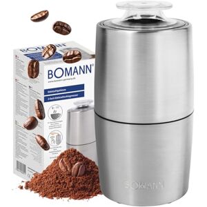 Bomann ® elektrisk kaffekvarn, för 60 g kaffebönor, Variabel malningsgrad, 150 W, Kniv i rostfritt stål, Tillbehör för espresso- och mockamaskiner, Kaffekvarn KSW 6089 CB Bomann ® elektrisk kaffekvarn, för 60 g kaffebönor, Variabel malningsgrad, 150 W, Kniv i rostfritt stål, Tillbehör för espresso- och mockamaskiner, Kaffekvarn KSW 6089 CB