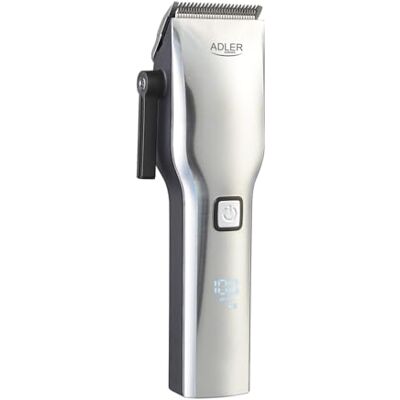Adlereurope ADLER EUROPE AD 2850 hårklippare, trådlös hårtrimmer med USB-C, 2 hastighetsinställningar, LED-skärm, 8 fästkammar (3/6/9/12/16/22/25 mm) Adlereurope ADLER EUROPE AD 2850 hårklippare, trådlös hårtrimmer med USB-C, 2 hastighetsinställningar, LED-skärm, 8 fästkammar (3/6/9/12/16/22/25 mm)
