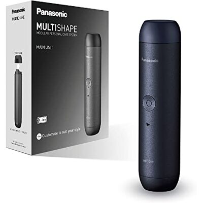 Panasonic MULTISHAPE ER-CBL1 modulärt kroppsvårdssystem, huvudenhet för skägg/kropp/hår- och näs-/öron-/ögonbrynstrimmer, 3-bladig rakapparat, tandborste med uppladdningsbart litiumjonbatteri Panasonic MULTISHAPE ER-CBL1 modulärt kroppsvårdssystem, huvudenhet för skägg/kropp/hår- och näs-/öron-/ögonbrynstrimmer, 3-bladig rakapparat, tandborste med uppladdningsbart litiumjonbatteri