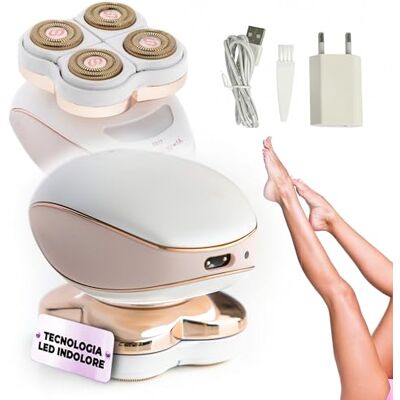 tempo di saldi Elektrisk epilator för kvinnor, uppladdningsbar, smärtfri, för ben och kropp tempo di saldi Elektrisk epilator för kvinnor, uppladdningsbar, smärtfri, för ben och kropp