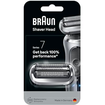 Braun Series 7 Electric Shaver Original Ersättningshuvud, Få tillbaka 100% prestanda, kompatibel med 70, 71, 72 generations rakapparat, 74S Braun Series 7 Electric Shaver Original Ersättningshuvud, Få tillbaka 100% prestanda, kompatibel med 70, 71, 72 generations rakapparat, 74S