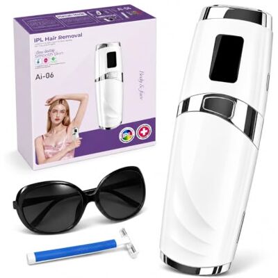 Motswedi Pulse Light-epilator, 600–1 200 NM rött ljus, elektrisk epilator, automatiskt blixtläge, kan användas på Bikini-linjen, armhålorna och ansiktet Motswedi Pulse Light-epilator, 600–1 200 NM rött ljus, elektrisk epilator, automatiskt blixtläge, kan användas på Bikini-linjen, armhålorna och ansiktet