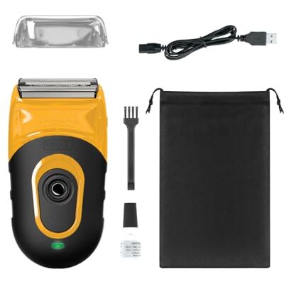 Wahl Extreme Grip Shaver, flexibla folier, halkfritt grepp Enkel rengöring, avancerad litiumkraft, kompakt, LED-laddningsindikator, reselås, resevänlig Wahl Extreme Grip Shaver, flexibla folier, halkfritt grepp Enkel rengöring, avancerad litiumkraft, kompakt, LED-laddningsindikator, reselås, resevänlig